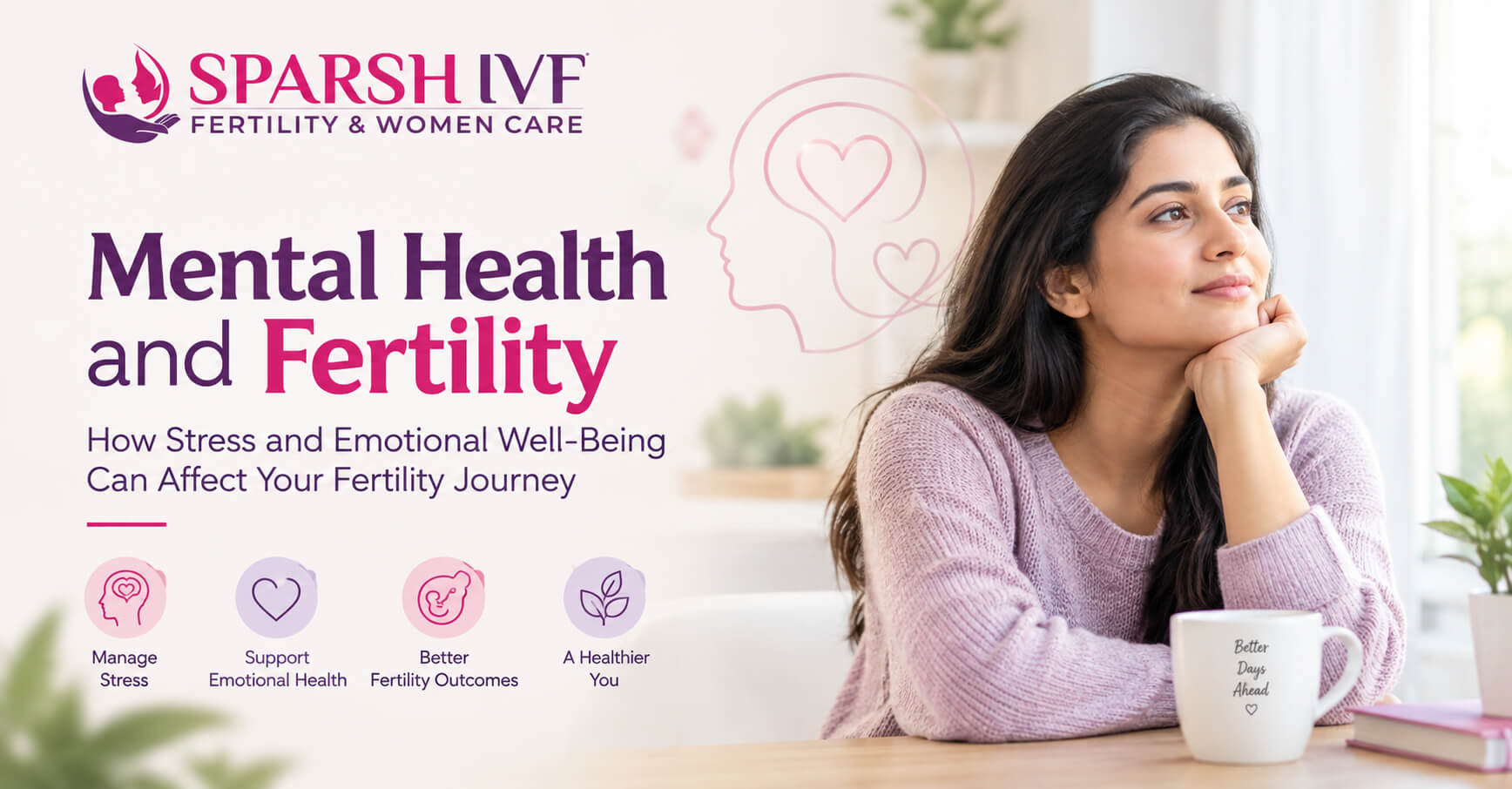 Mental Health and Fertility – managing stress and emotional well-being during the fertility journey at Sparsh IVF, Udaipur